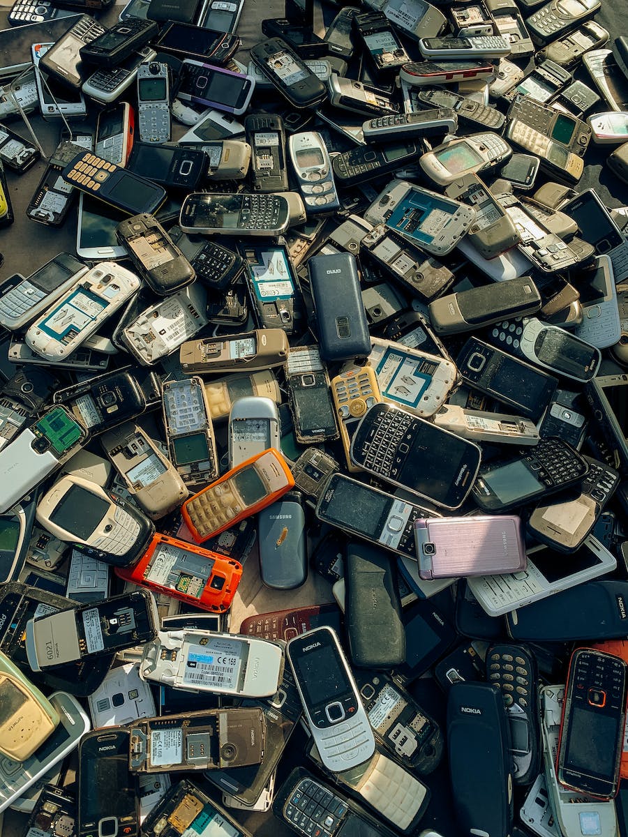 Pile of Electronic waste
